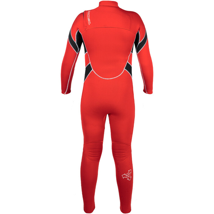 2024 Xcel Kids Infiniti Solution 3/2mm GBS Chest Zip Wetsuit KN320ZA2 - Red / Black